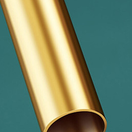 Brass Irish whistle in C/D key 6-hole tin penny whistle 1