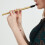 Brass Irish whistle in C/D key 6-hole tin penny whistle 8