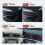 Car Interior Decorative Strip Red 1 Set 6
