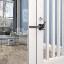 2X Automatic Self Locking Gate for Wooden Fence Post Mount, Heavy Duty Fence Gate Lock for Secure Pool, Yard