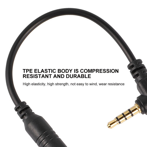 TRS to TRRS 3.5mm Microphone Adapter Cable 2PCS 1