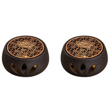 Ceramic teapot warmer base 2 pcs