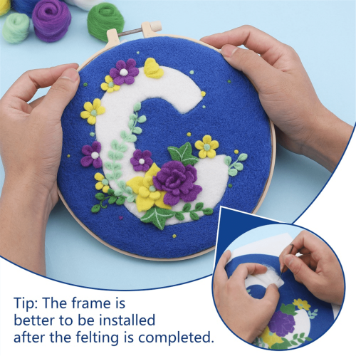 Needle Felting Kit for Beginners with Tools and Instructions 2