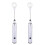 Electric Milk Frother with 4 Whisks 2-Pack 1