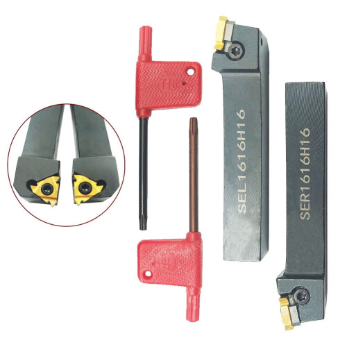 CNC lathe threading tool holder SER1616H16 2 pcs 1