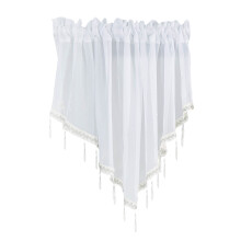 Sheer Beaded Window Valance 51.1" x 23.6"