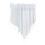 Sheer Beaded Window Valance 51.1" x 23.6" 1