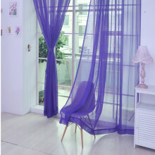 Sheer Curtains Voile Rod Pocket 78 in L x 31.5 in W