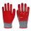 Red Insulating Gloves 400V 1 Pair for Electrical Work 8
