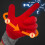 Red Insulating Gloves 400V 1 Pair for Electrical Work 6