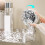 Glacier Pattern Suction Cup Shelf Rectangular 1 Pack 4