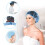 Disposable Bouffant Caps Blue Non-Woven 50 Pcs 5