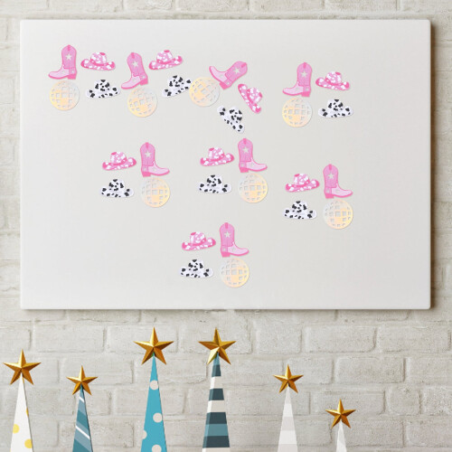 Disco Ball Paper Cutouts Party Confetti 100pcs 2