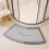 Bathroom curved floor mat diatomaceous mud 1 pcs 1
