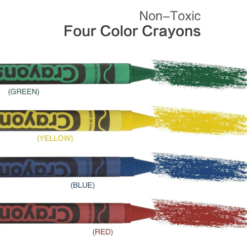 Funny Tactical Crayon Case with 4 Mini Crayons 2