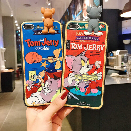 Tom & Jerry 3D doll phone holder with necklace strap 1