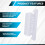 File Folder Tabs, 300 Sets Hanging File Folder Labels 2Inch Plastic Tabs and Inserts for Hanging File Folders 9
