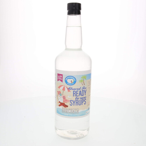 Horchata Snow Cone Syrup Quart 32 fl oz