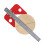 Woodworking Marking Ruler Set with 45-Degree Angle and 3