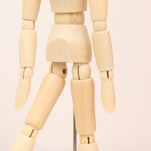 Wooden Puppet Figure Sketch Model with Movable Joints 1