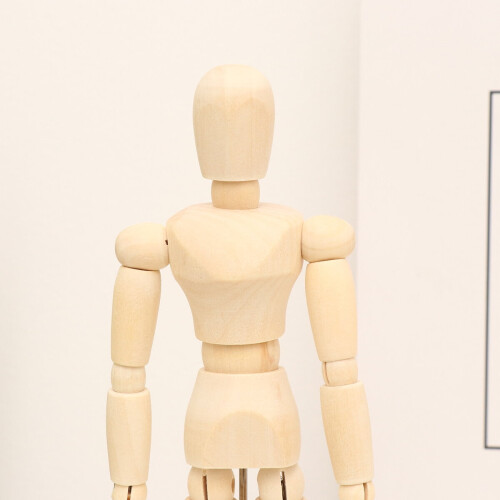 Wooden Puppet Figure Sketch Model with Movable Joints 2