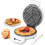 Mini Waffle Maker for Kids White Non-Stick 8-Pack 2 Inch 1