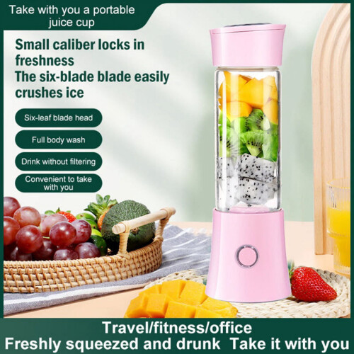 Fruit Shake Cup Portable USB Juicer 480 ml