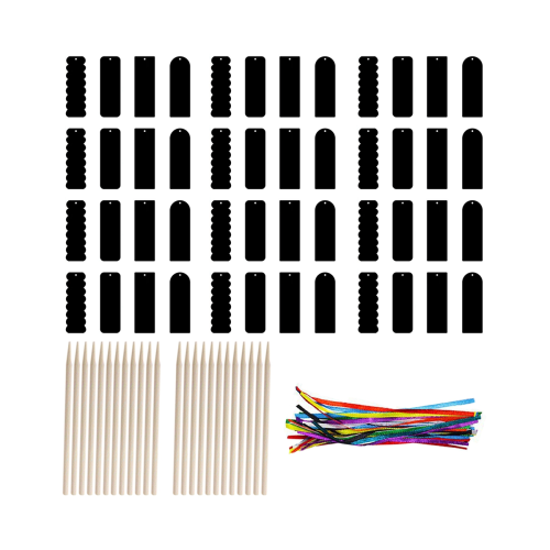 Rainbow Scratch Bookmark Craft Kit 4 Styles 2