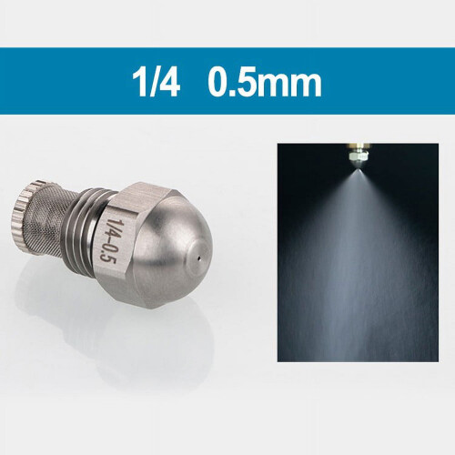 Mist nozzle 1/4 BSPT stainless steel 0.3-1.5 mm 1