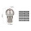 Mist nozzle 1/4 BSPT stainless steel 0.3-1.5 mm 7