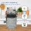 Ice Crusher Manual Hand Crank 2L Portable 1