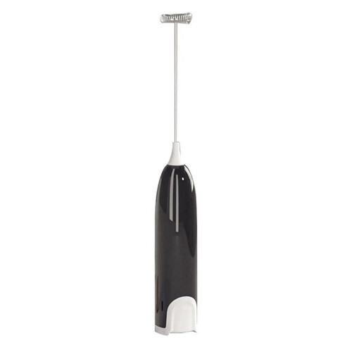 Electric kitchen foamer whisk for coffee and eggs black