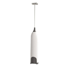 Kitchen Foamer Whisk Mixer Stirrer White
