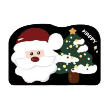 Christmas bath mat diatomaceous earth 16x24 inch
