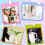 Straw Cover Caps for 10mm Straws 6 Pack Cloud Flower Design 4
