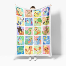 Pikachu cartoon blanket soft wool throw 150x200cm