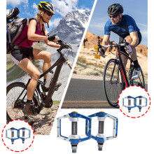 Jacenvly Aluminum Alloy Bike Pedals Anti-Skid 2 Pack