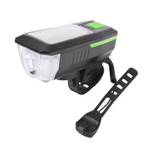 Jacenvly bicycle headlight aluminum alloy USB rechargeable