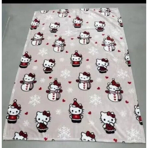 Hello Kitty flannel sofa blanket for children 150x100cm