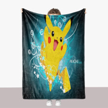 Pikachu Fleece Blanket Soft Warm Cartoon Throw 50x60 inches
