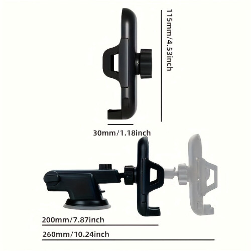 Car phone holder suction mount for dashboard or vent 1