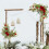 Wedding Arch Flowers Artificial Silk 2 Pieces 4