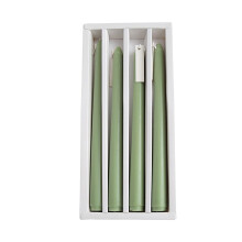 Taper Candles White Tea Scented Soy Wax Set of 4