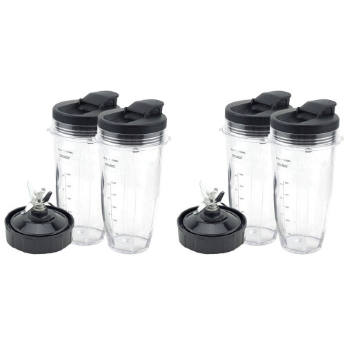 Blender replacement parts for Auto IQ: 4  24 oz cups with