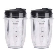 Blender Cup with Lid for Auto IQ BL480 BL642 BL450 2 pcs