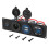 2X 4 in 1 12V USB Panel+LED Voltmete &Dual USB Charger Socket Power&Cigarette Lighter Socket & Toogle  Panel 2