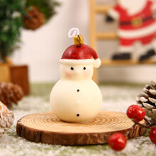 Handmade Santa Claus Bell Candle Holiday Decoration