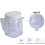 Osterizer Blender Replacement Jar Accessory 3 Pack 3