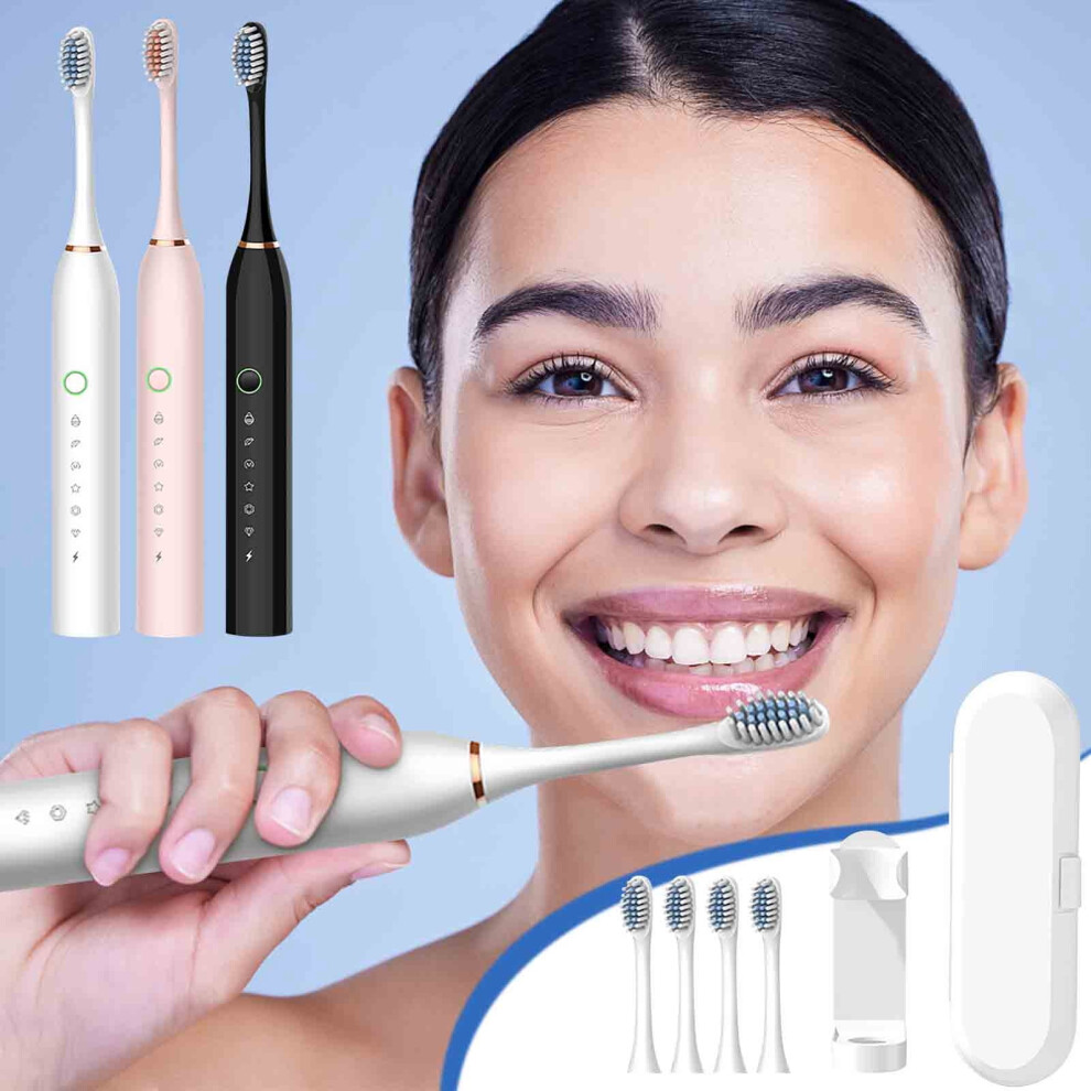 Jacenvly electric toothbrush for adults 5 modes USB charger