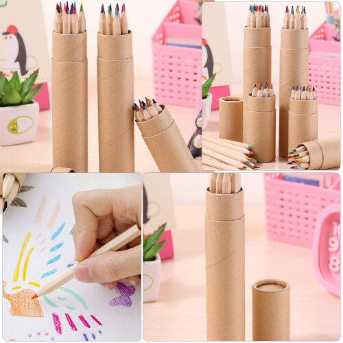 Pastel Colored Lead Pencils for Kids 24 Pcs 2